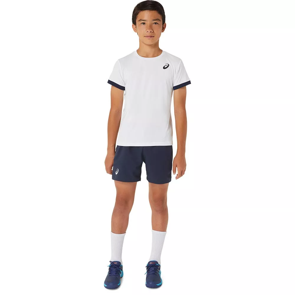 Asics Junior Short Marineblau