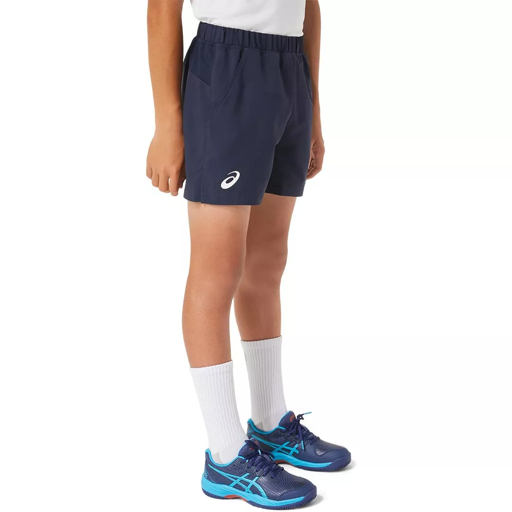 Asics Junior Short Marineblau