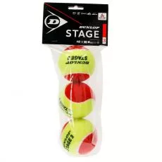 Dunlop Mini-Tennisb&auml;lle Rot 3er-Beutel