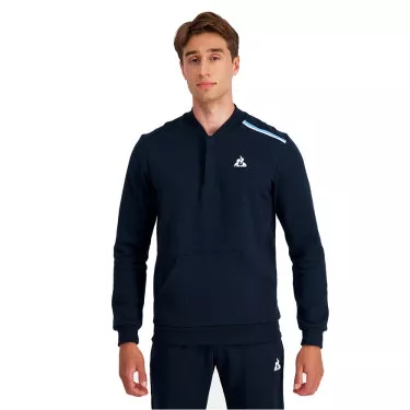 Le Coq Sportif Heritage Kapuzenpullover Marineblau