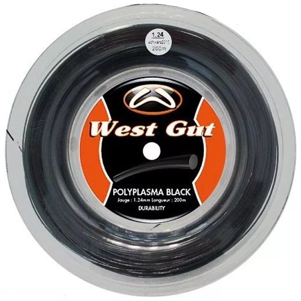 West Gut Poly Plasma Black MT17 Saitenrolle 200 m