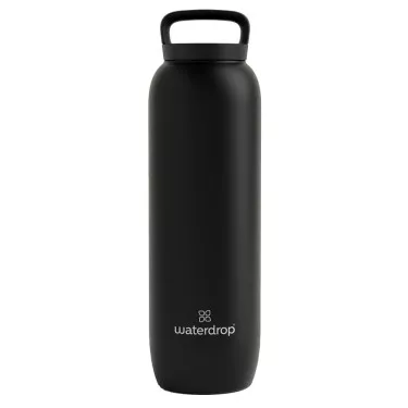 Waterdrop Thermo-Trinkflasche Schwarz