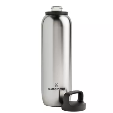 Waterdrop Thermo-Trinkflasche Grau