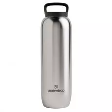 Waterdrop Thermo-Trinkflasche Grau