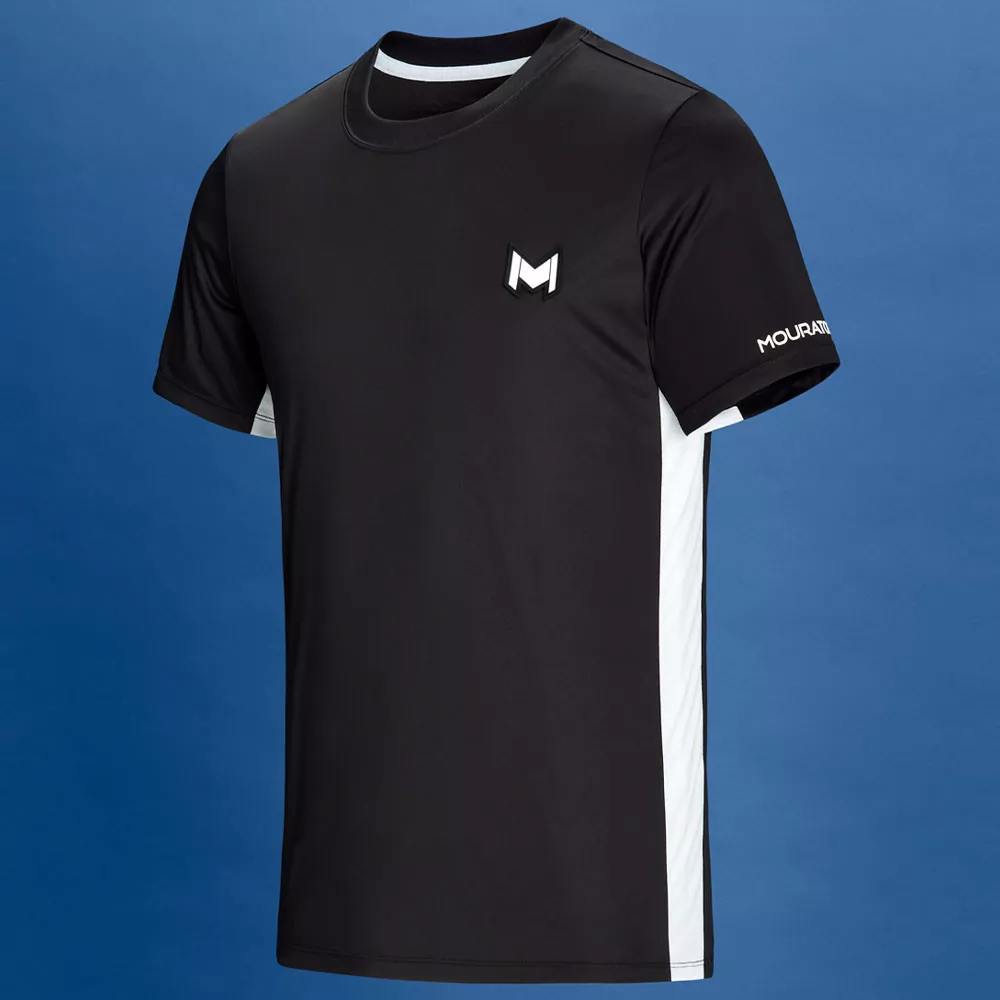Mouratoglou Match T-Shirt Schwarz