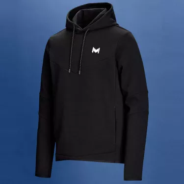 Mouratoglou Kapuzenpullover Schwarz