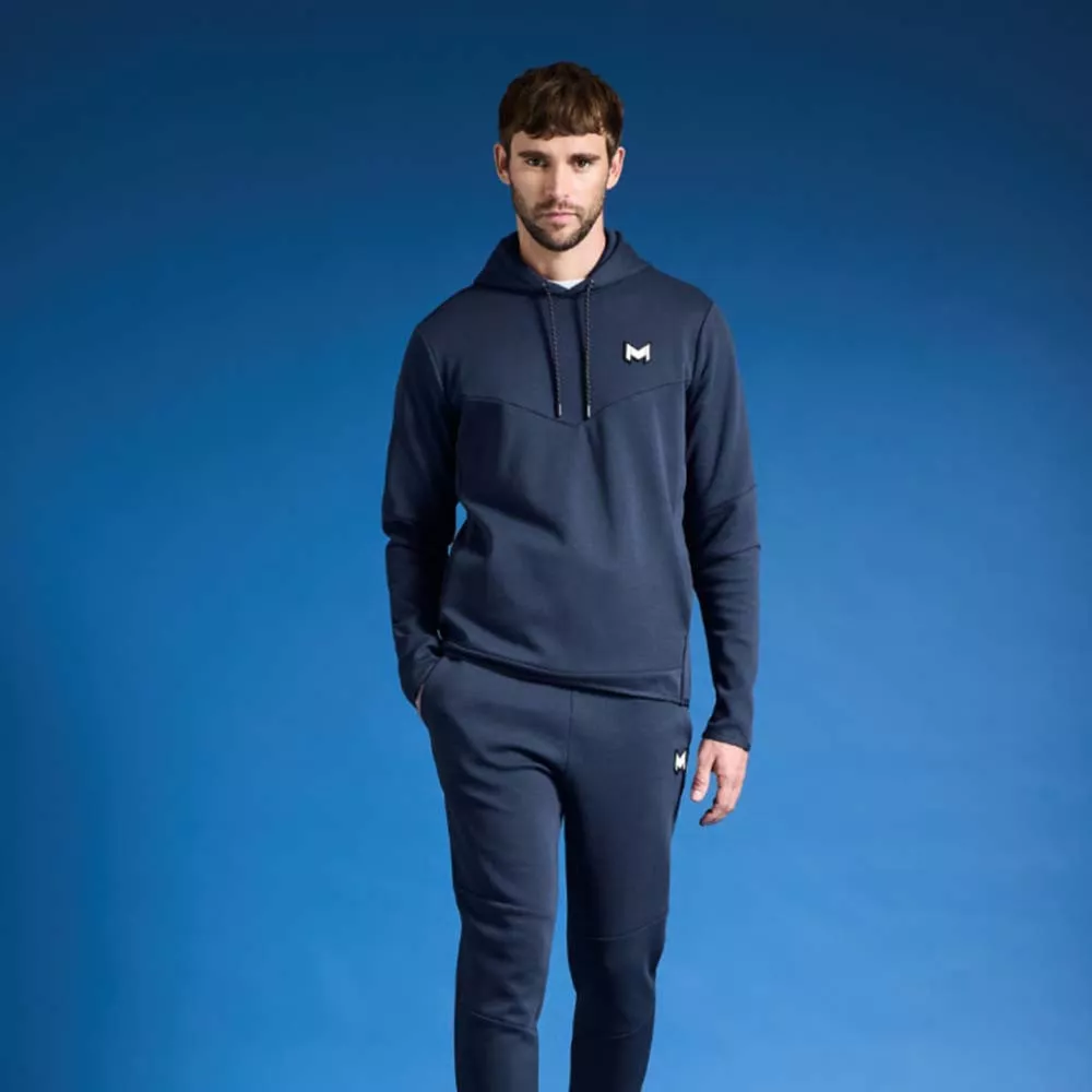 Mouratoglou Kapuzenpullover Marineblau