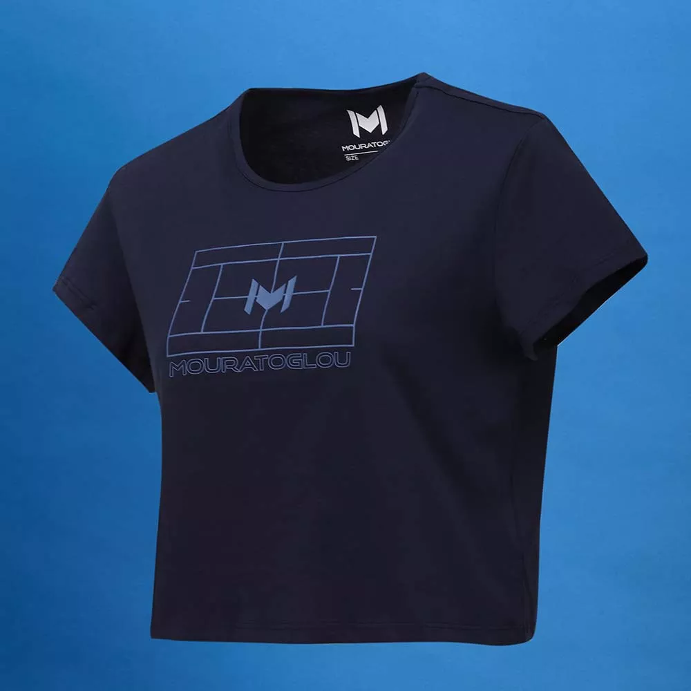 Mouratoglou Training T-Shirt Damen Marineblau