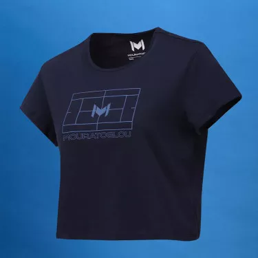 Mouratoglou Training T-Shirt Damen Marineblau