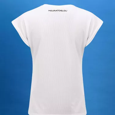 Mouratoglou Match T-Shirt Damen Wei&szlig;