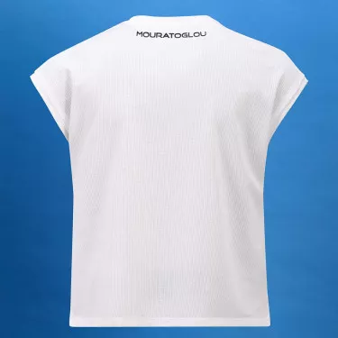 Mouratoglou Match T-Shirt M&auml;dchen Wei&szlig;