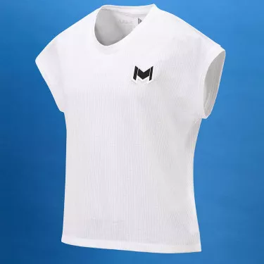 Mouratoglou Match T-Shirt M&auml;dchen Wei&szlig;