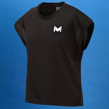 Mouratoglou Match T-Shirt M&auml;dchen Schwarz