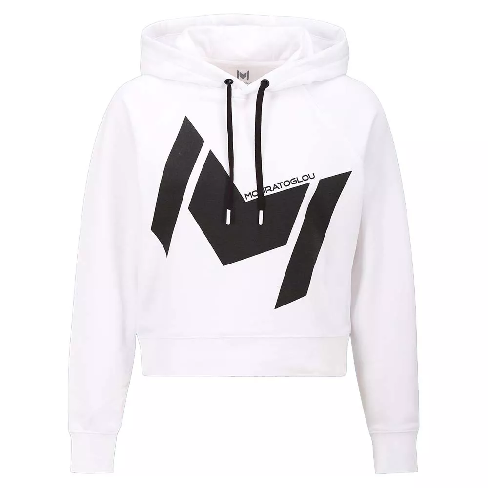 Mouratoglou Kapuzenpullover Damen Wei&szlig;