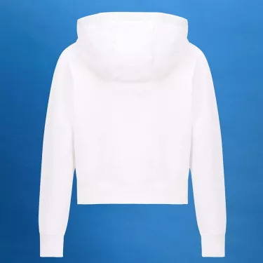 Mouratoglou Kapuzenpullover Damen Wei&szlig;