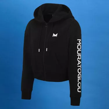 Mouratoglou Kapuzenjacke Damen Schwarz