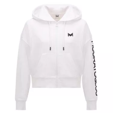 Mouratoglou Kapuzenjacke Damen Wei&szlig;