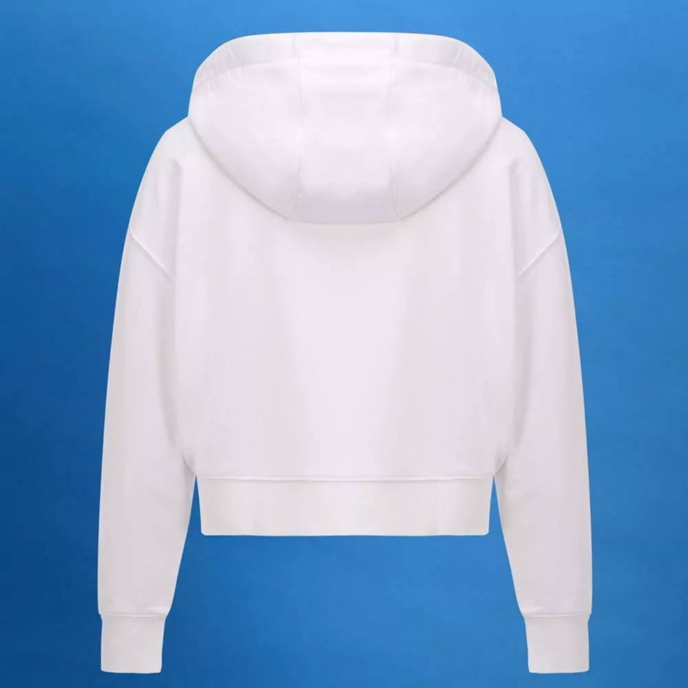 Mouratoglou Kapuzenjacke Damen Wei&szlig;