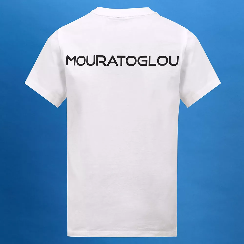 Mouratoglou Training T-Shirt Jungen Wei&szlig;