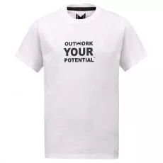 Mouratoglou Graphic T-Shirt Jungen Wei&szlig;