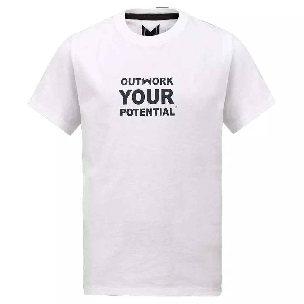 Mouratoglou Graphic T-Shirt Jungen Wei&szlig;
