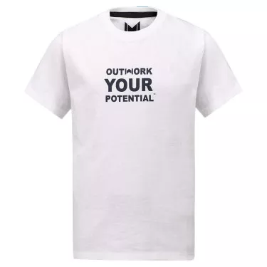Mouratoglou Graphic T-Shirt Jungen Wei&szlig;