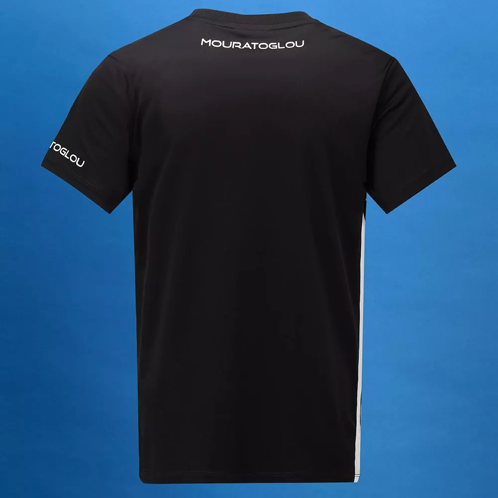Mouratoglou Match T-Shirt Jungen Schwarz