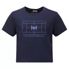 Mouratoglou Training T-Shirt M&auml;dchen Marineblau