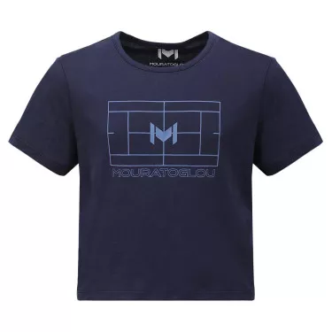 Mouratoglou Training T-Shirt M&auml;dchen Marineblau