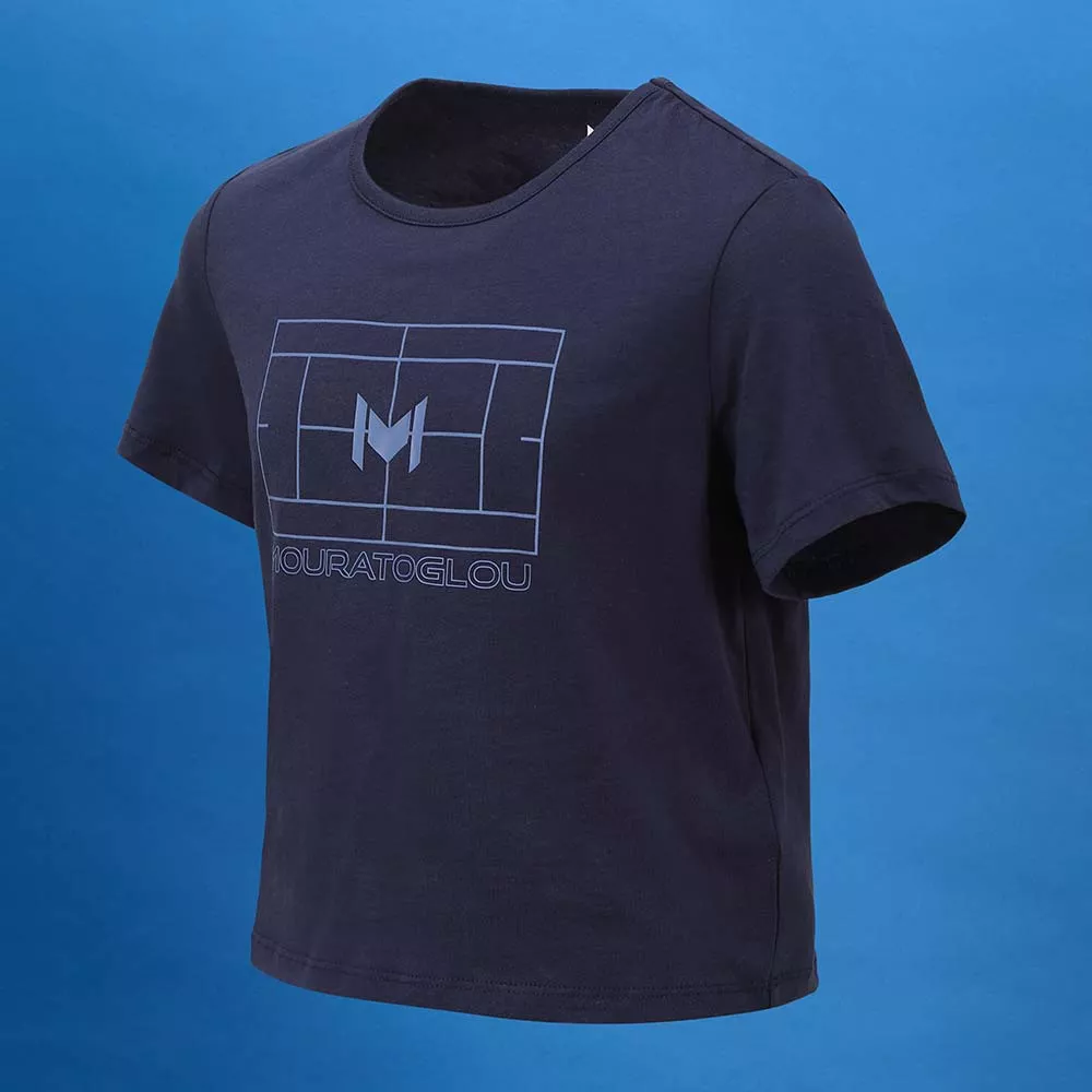 Mouratoglou Training T-Shirt M&auml;dchen Marineblau