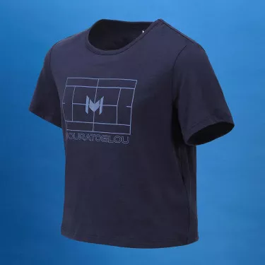 Mouratoglou Training T-Shirt M&auml;dchen Marineblau
