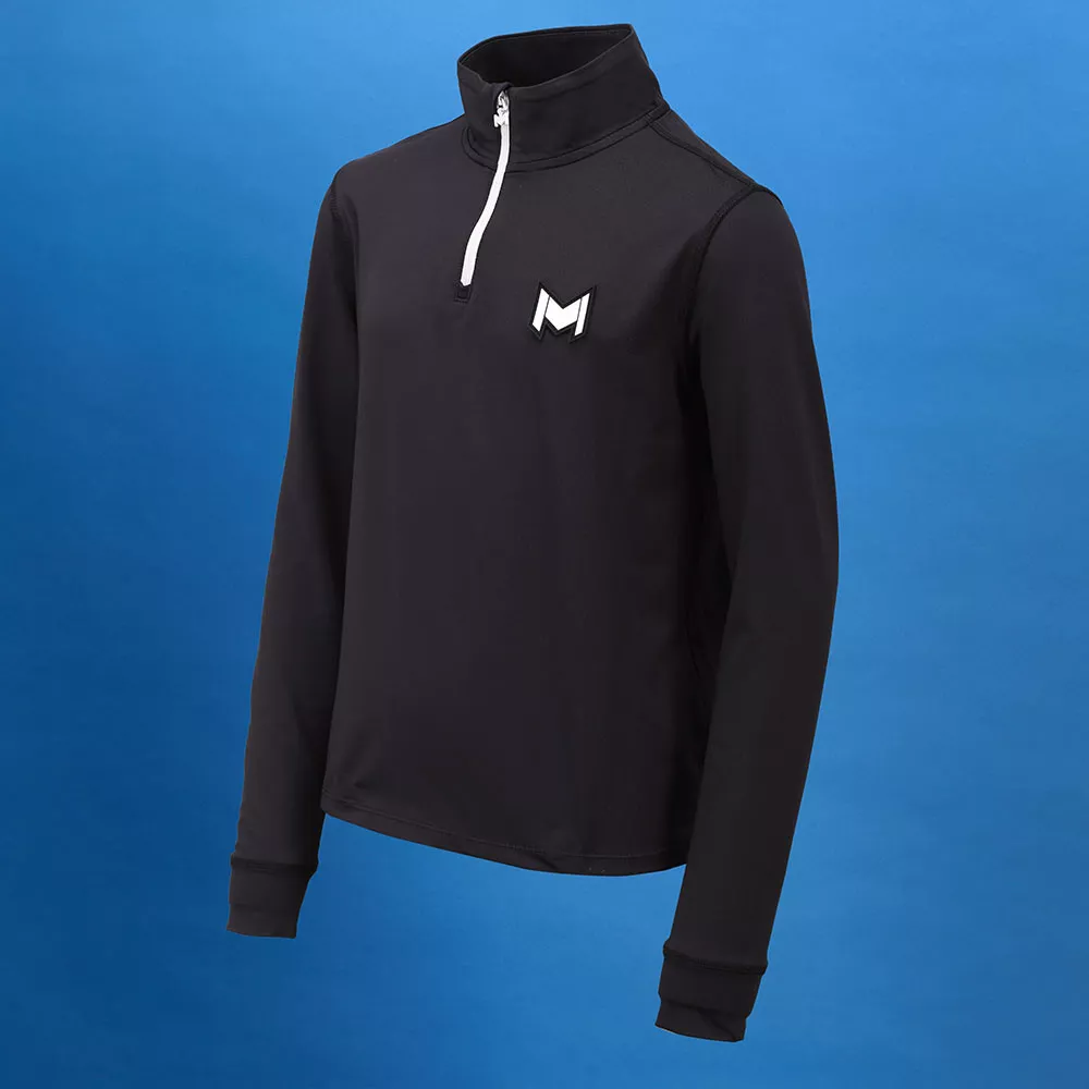 Mouratoglou Langarmshirt M&auml;dchen Schwarz