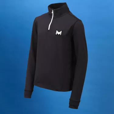 Mouratoglou Langarmshirt M&auml;dchen Schwarz
