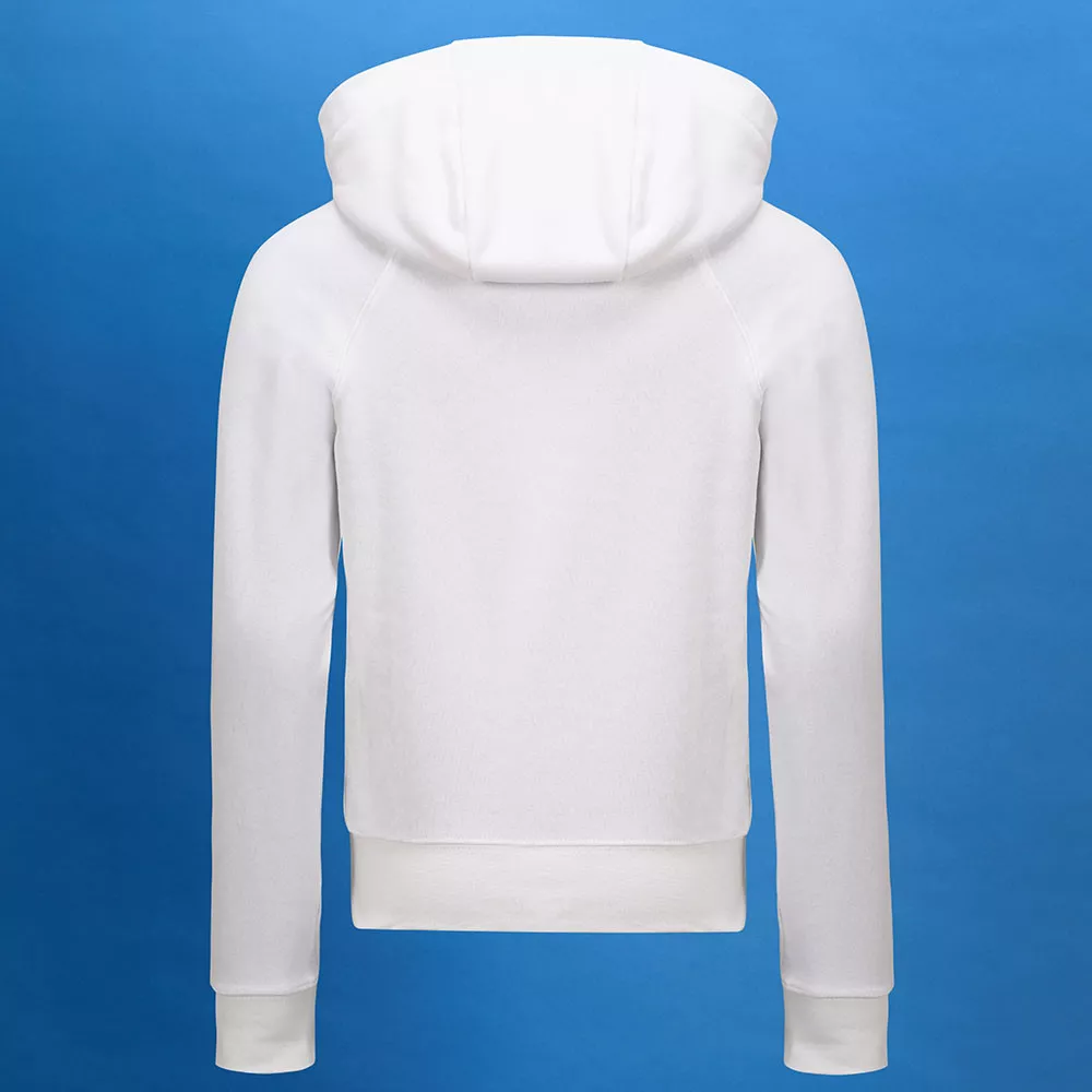 Mouratoglou Kapuzenpullover M&auml;dchen Wei&szlig;