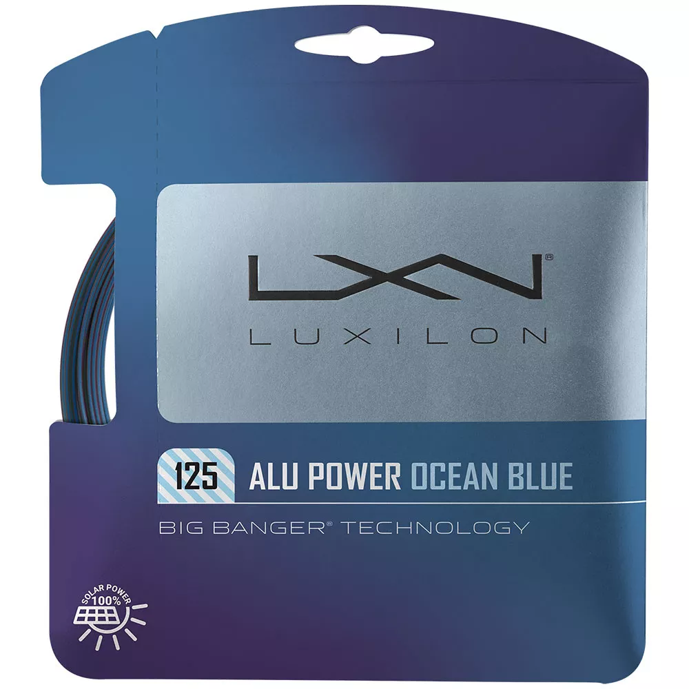 Luxilon Alu Power Ocean Blue Tennissaite 12 m
