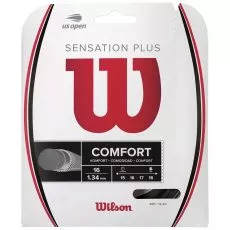 Wilson Sensation Plus Tennissaite Schwarz 12 m