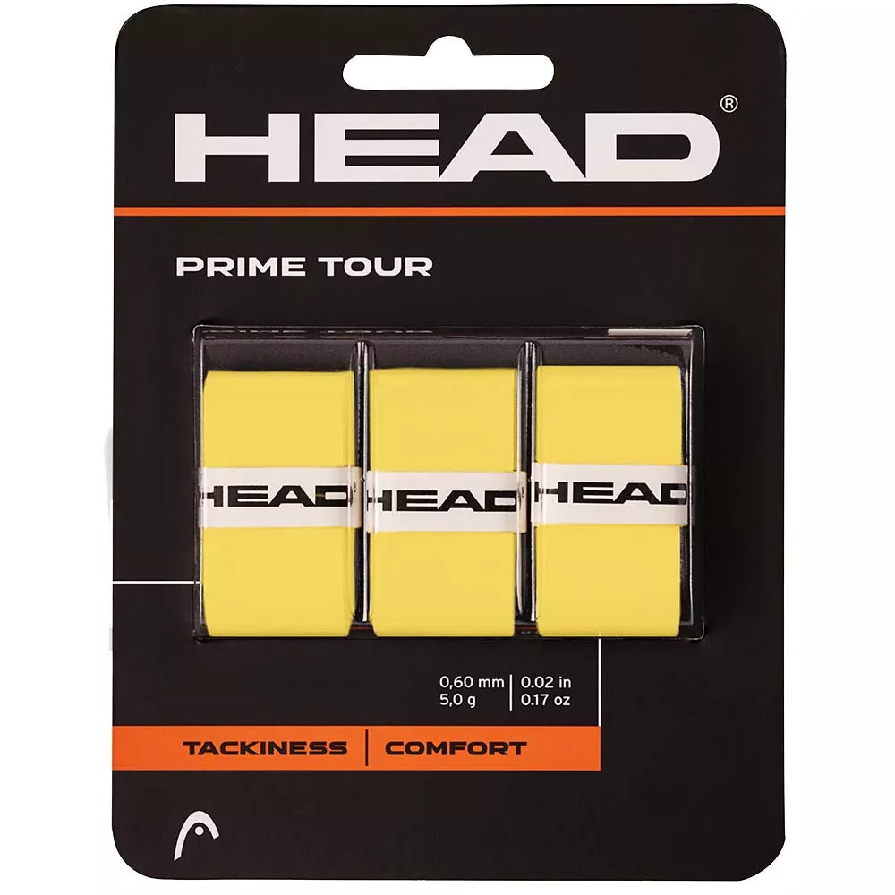 Head Prime Tour Overgrip Gelb 3er-Pack
