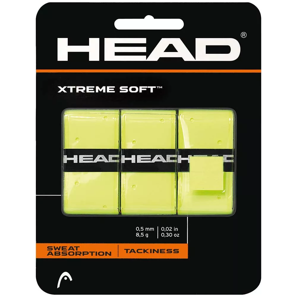 Head Xtreme Soft Overgrip Gelb 3er-Pack