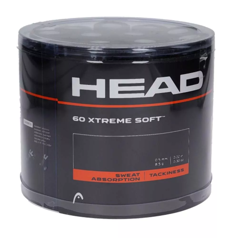 Head Xtreme Soft Overgrip Schwarz 60er-Pack