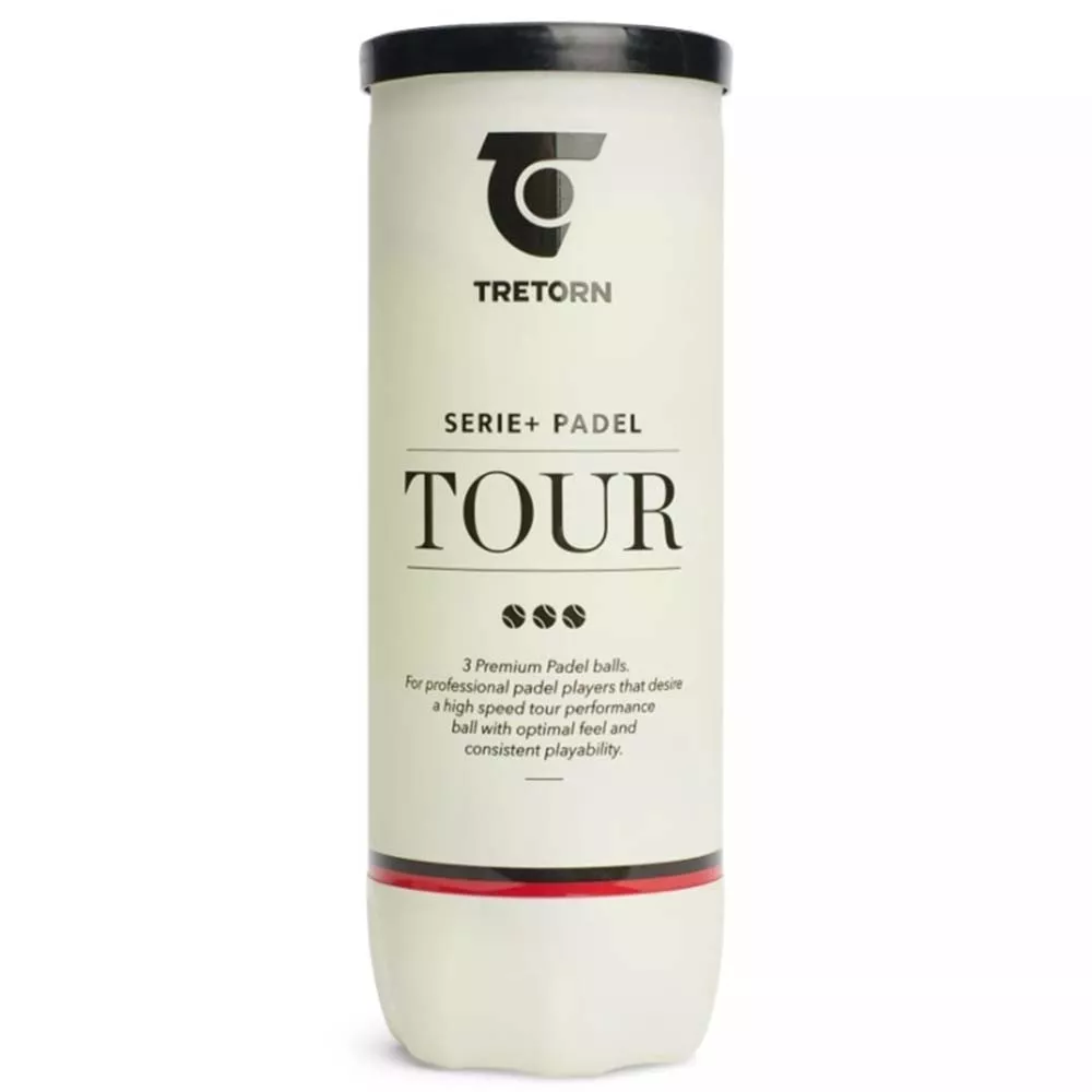 Tretorn Serie+ Padel Tour Padelb&auml;lle 3er-Dose