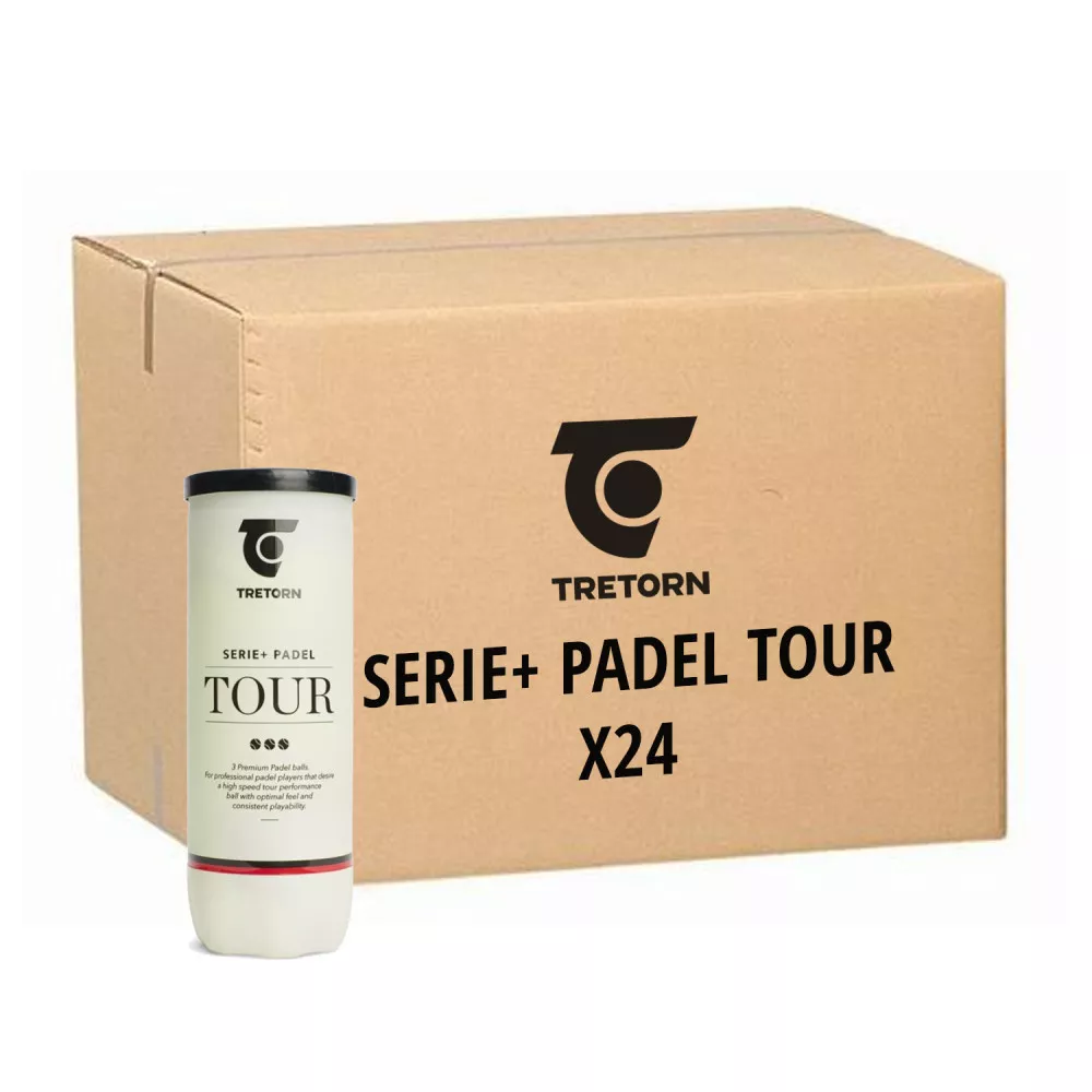 Tretorn Serie+ Padel Tour Padelb&auml;lle Karton (26 Dosen &agrave; 3 B&auml;lle)