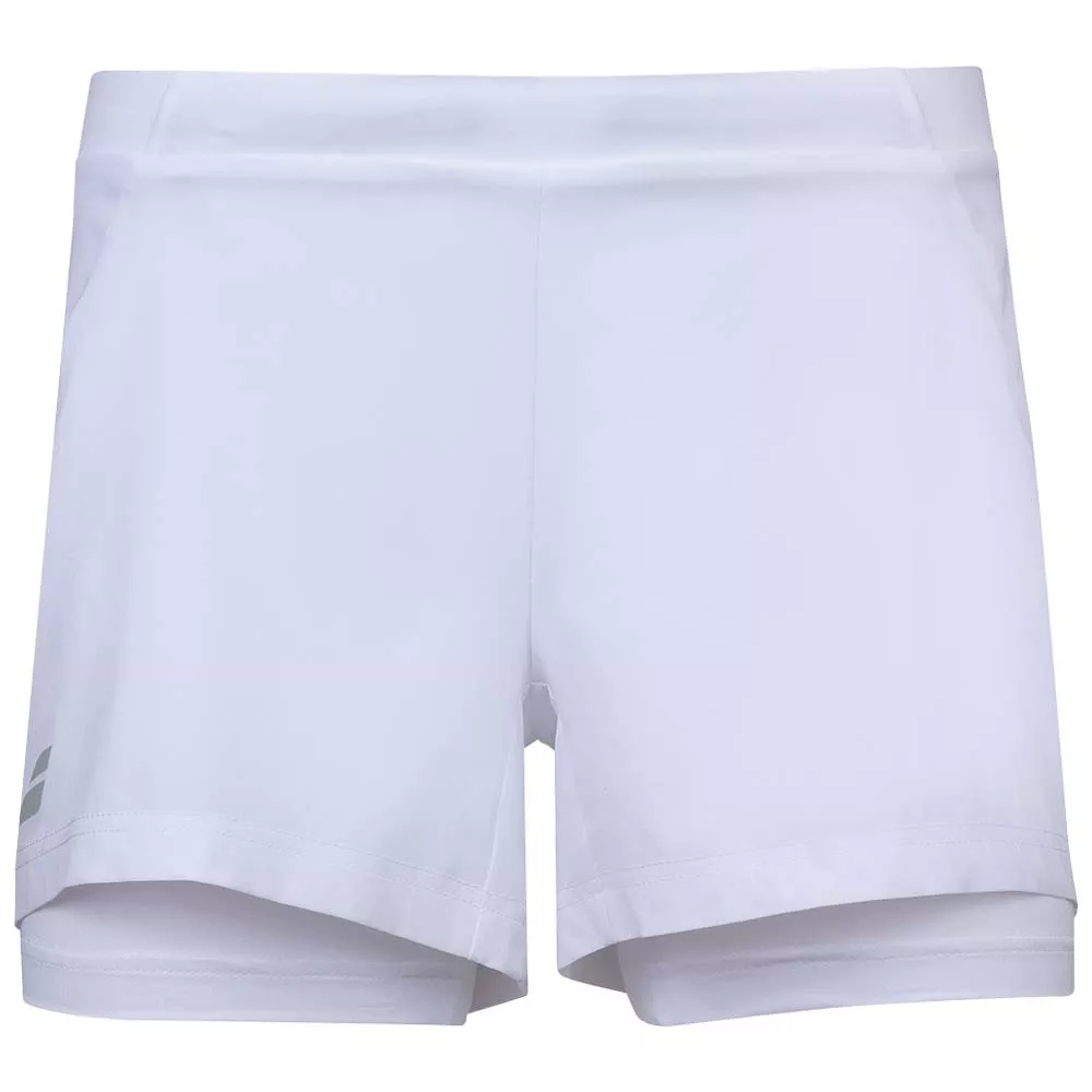 Babolat Junior Exercise Short M&auml;dchen Wei&szlig;