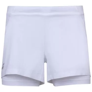 Babolat Junior Exercise Short M&auml;dchen Wei&szlig;