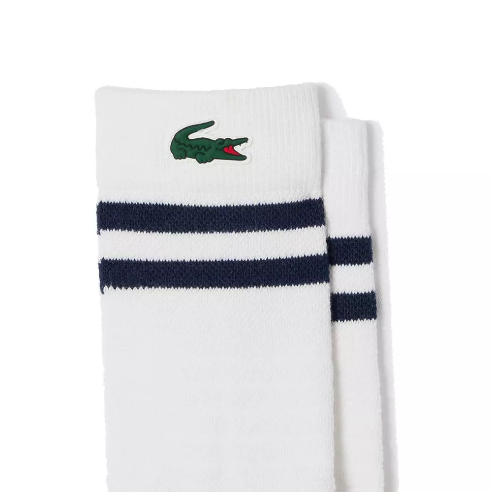 Lacoste Sport Jersey Socken Wei&szlig;