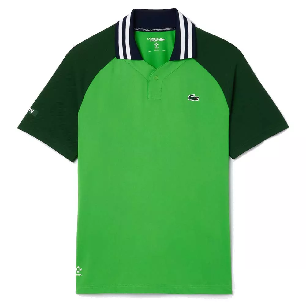 Lacoste Tennis Melbourne Daniil Medwedew Poloshirt Gr&uuml;n