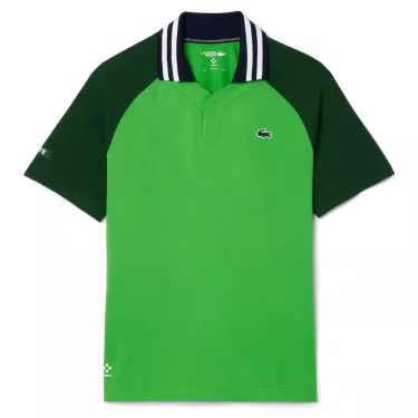 Lacoste Tennis Melbourne Daniil Medwedew Poloshirt Gr&uuml;n