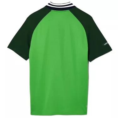 Lacoste Tennis Melbourne Daniil Medwedew Poloshirt Gr&uuml;n