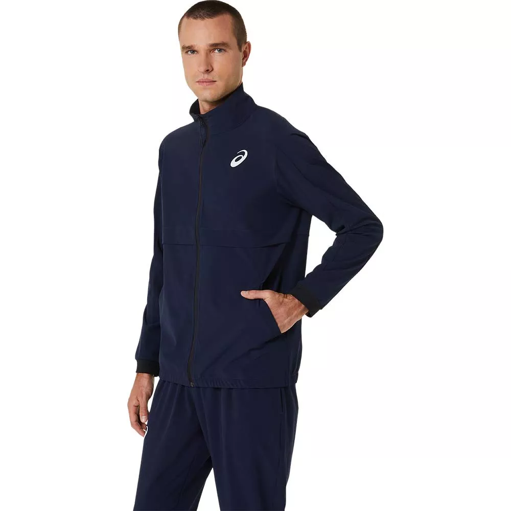 Asics Match Jacke Marineblau