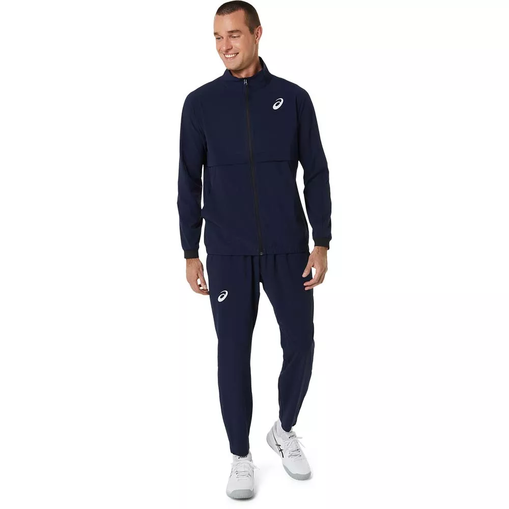 Asics Match Jacke Marineblau
