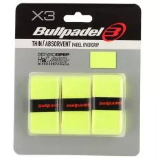 Bullpadel perforiert Overgrip Gelb 3er-Pack